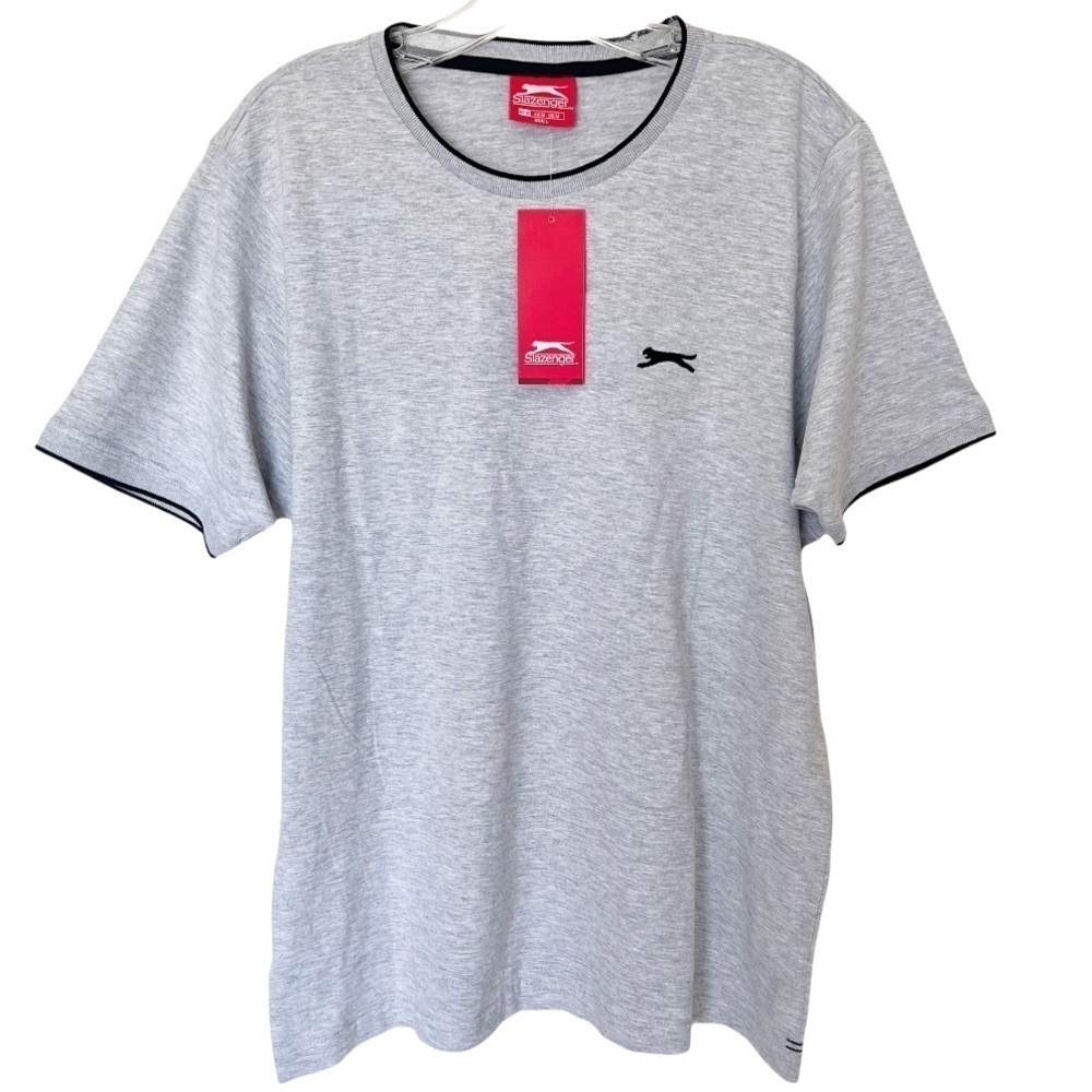 Slazenger Gray Short Sleeve T Shirt Size Medium